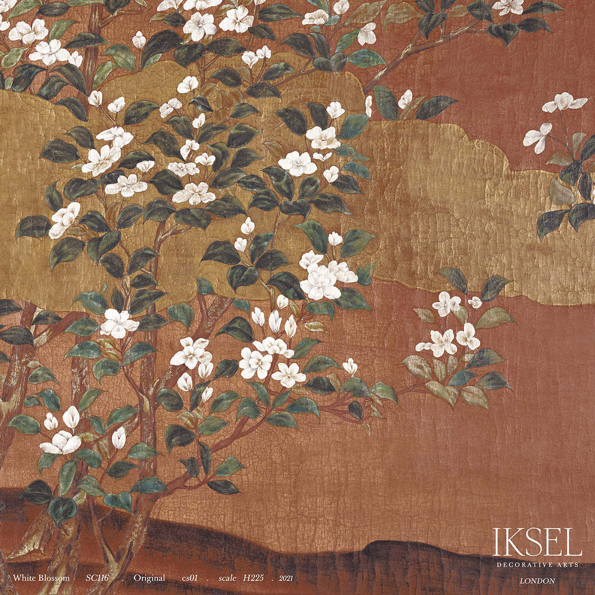 White Blossom behang