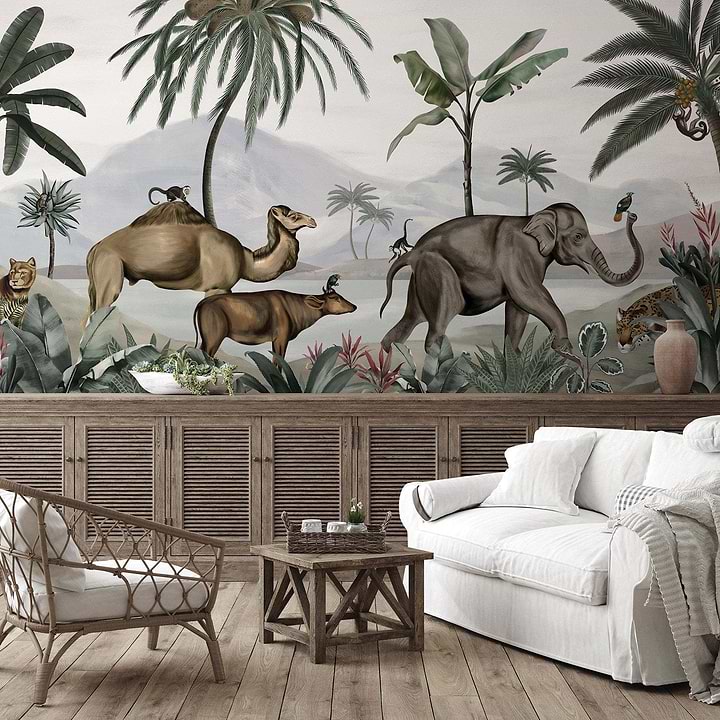 Wild India-behang-Tapete-Les Dominotiers-Selected Wallpapers