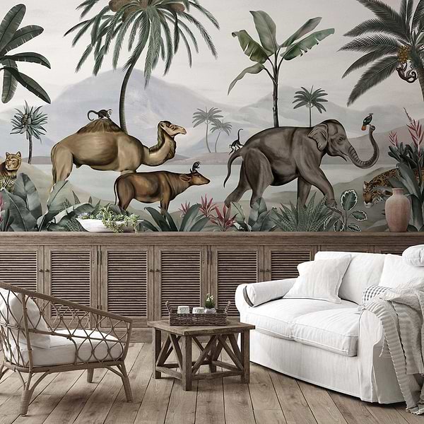 Wild India-behang-Tapete-Les Dominotiers-Selected Wallpapers