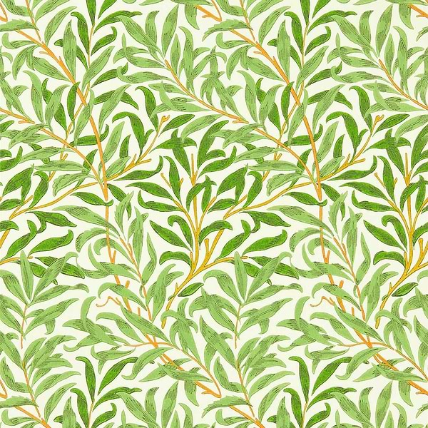 Willow Bough-Behang-Tapete-Morris & Co-Leaf Green-Rol-217088-Selected Wallpapers