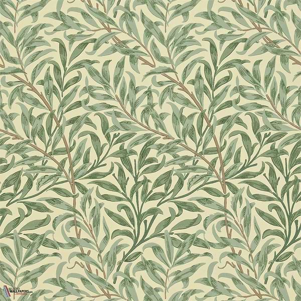 Willow Boughs-behang-Tapete-Morris & Co-Green-Rol-210490-Selected Wallpapers