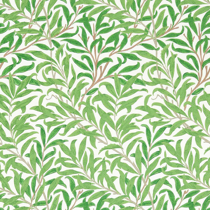 Willow Boughs-behang-Tapete-Morris & Co-Leaf Green-Rol-217081-Selected Wallpapers