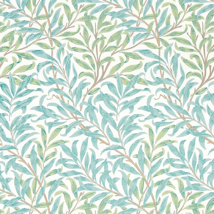 Willow Boughs-behang-Tapete-Morris & Co-Willow/Seaglass-Rol-217083-Selected Wallpapers