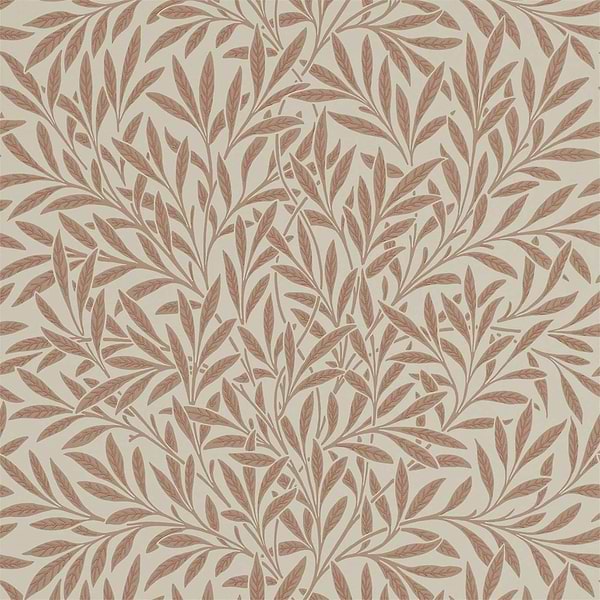 Willow-behang-Tapete-Morris & Co-Russet-Rol-210381-Selected Wallpapers