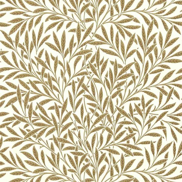 Willow-behang-Tapete-Morris & Co-Cream/Brown-Rol-216965-Selected Wallpapers