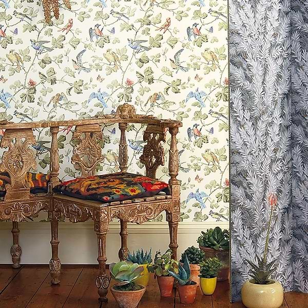 Winter Birds-Behang-Tapete-Cole & Son-Selected Wallpapers