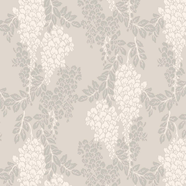 Wisteria-Behang-Tapete-Farrow & Ball-Skimming Stone-Rol-BP2201-Selected Wallpapers