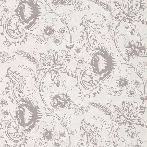 Woodblock Mono-behang-Tapete-Little Greene-Dolphin-Rol-0291WODOLPH-Selected Wallpapers