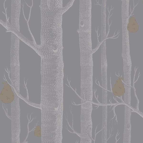 Woods & Pears-behang-Tapete-Cole & Son-Silver & Bronze-Rol-95/5030-Selected Wallpapers