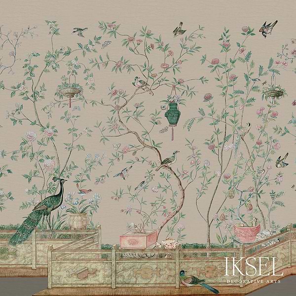 Xanadu Balustrade-behang-Iksel-Chai-225 cm-SC108_CS25-Selected Wallpapers