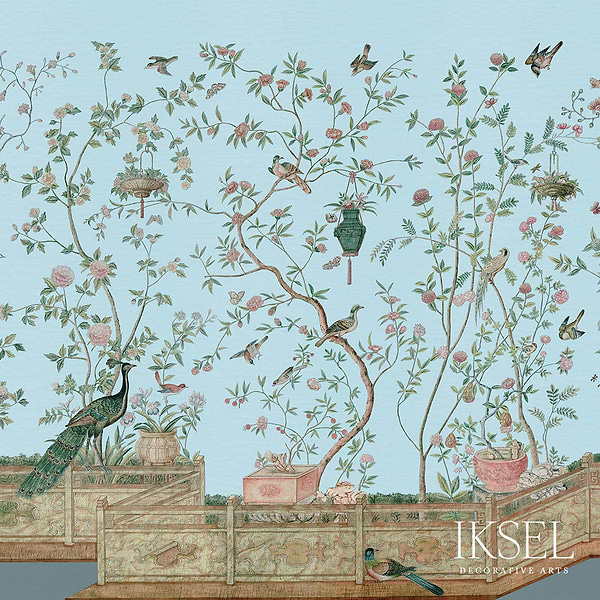 Xanadu Balustrade-behang-Iksel-Sky-225 cm-SC108_CS27-Selected Wallpapers