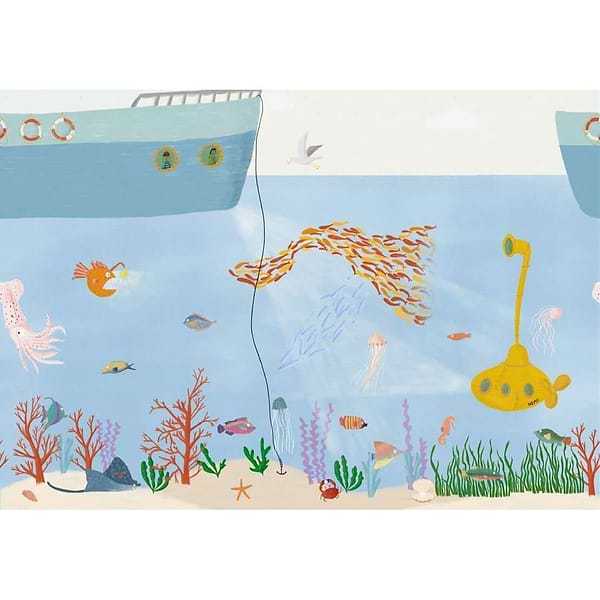 Yellow Submarine-behang-Tapete-Coordonne-Selected Wallpapers