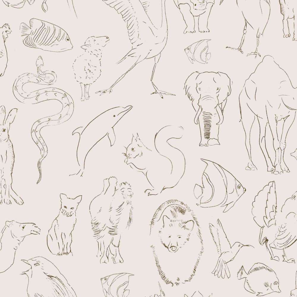 Zoology-behang-Tapete-Coordonne-Natural-Rol-9700180-Selected Wallpapers
