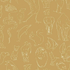 Zoology-behang-Tapete-Coordonne-Curry-Rol-9700182-Selected Wallpapers