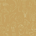 Zoology-behang-Tapete-Coordonne-Curry-Rol-9700182-Selected Wallpapers