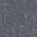 Zoology-behang-Tapete-Coordonne-`Chalk-Rol-9700185-Selected Wallpapers