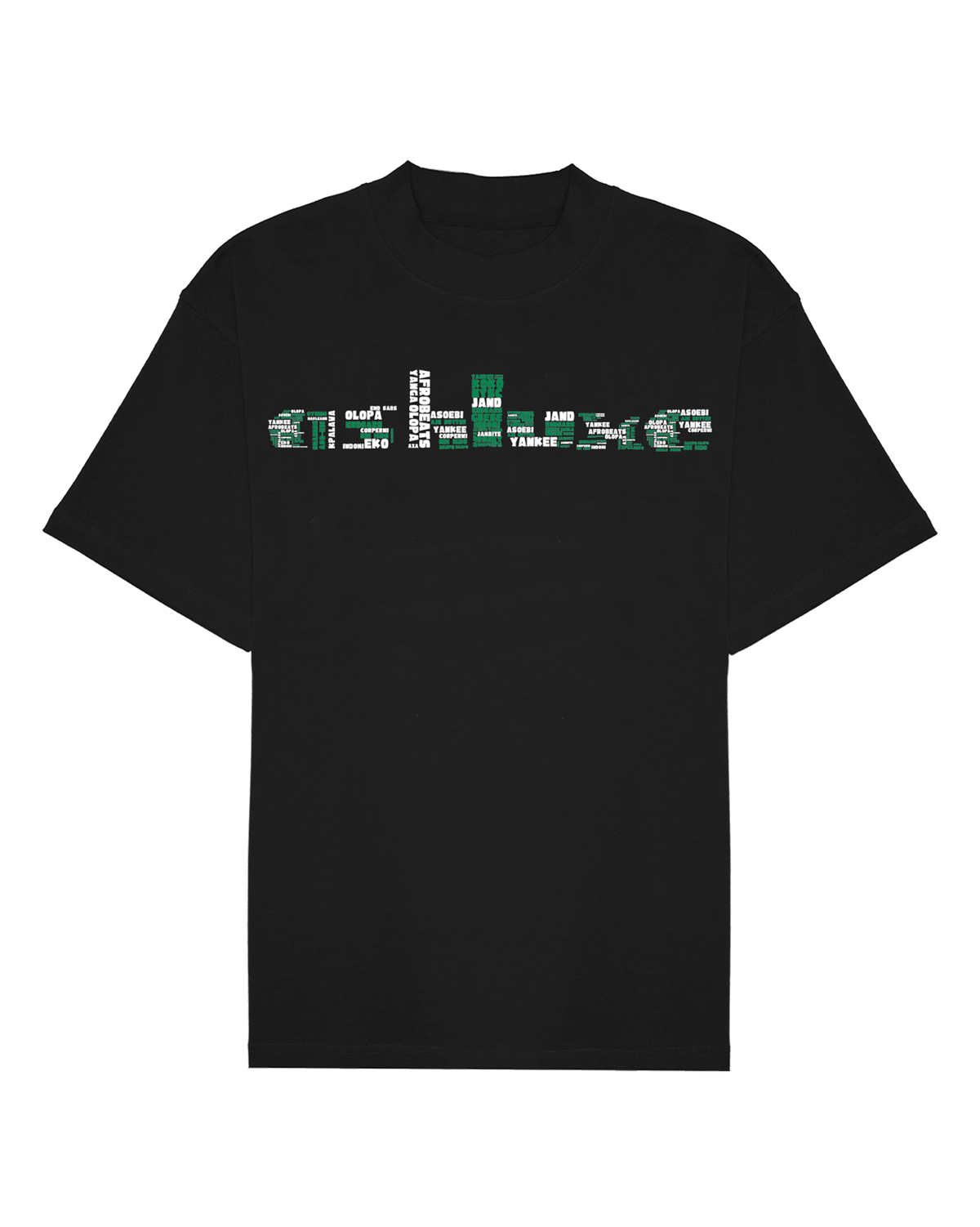 Ashluxe Slang T-Shirt Multicolour Black Green