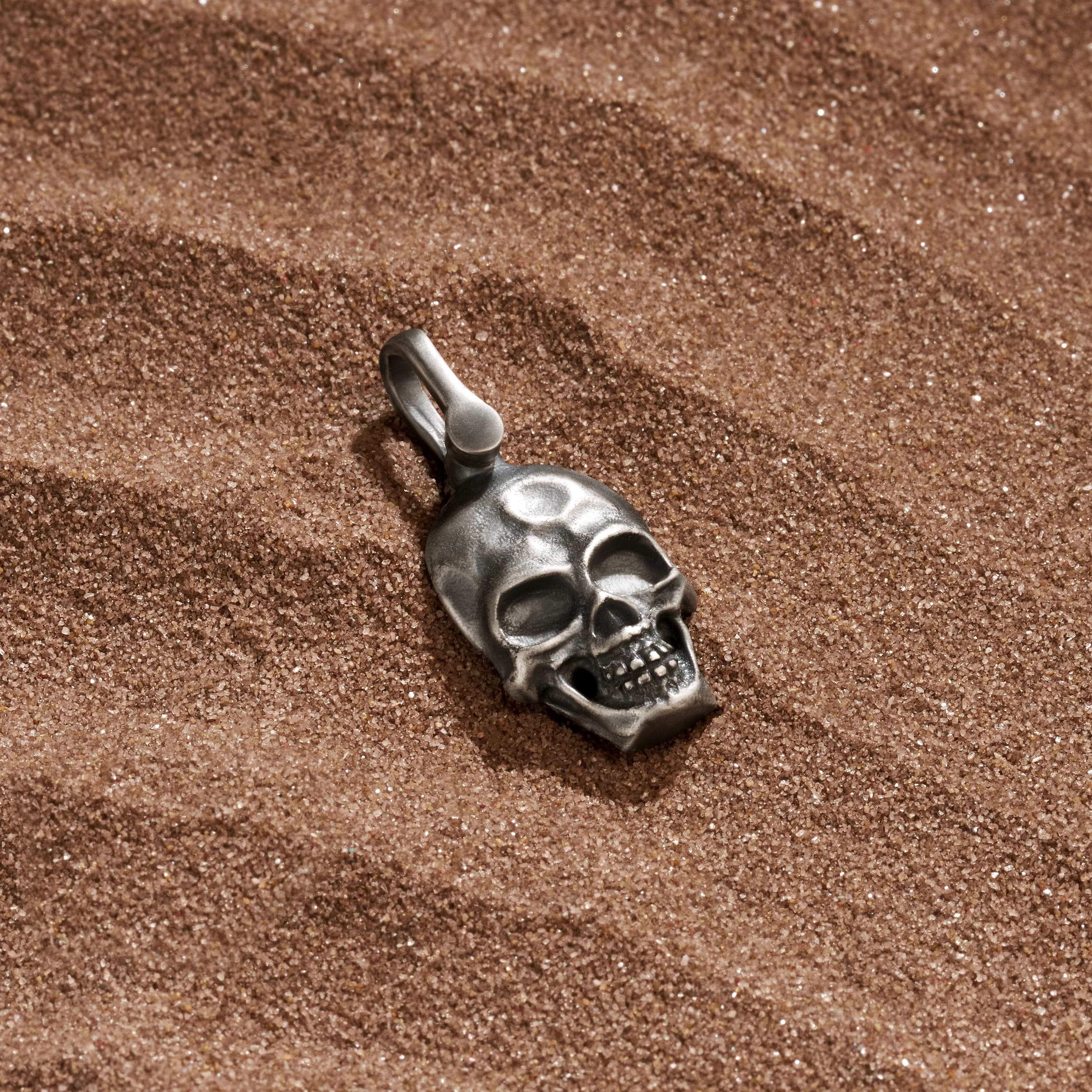 Picture of Fearless Fortitude - Silver Skull Charm
