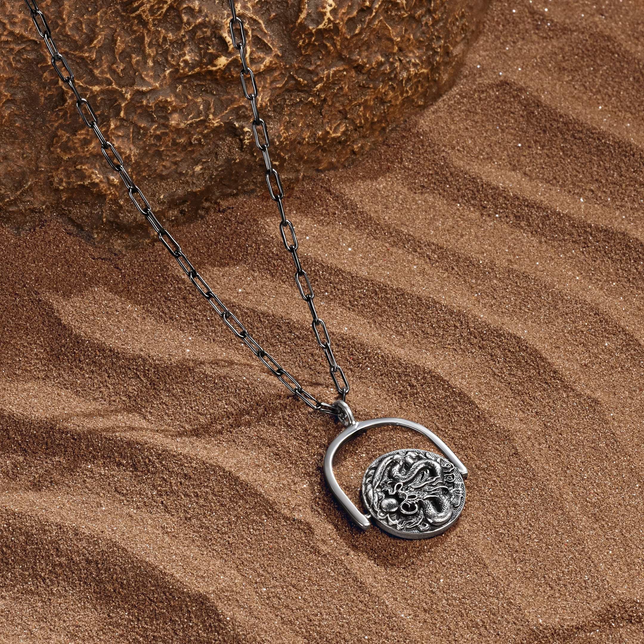 Picture of Ancient Wisdom - Dragon Pendant Necklace