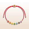 Picture of Joyful Journey - Gold Plated Chakra Red String Bracelet