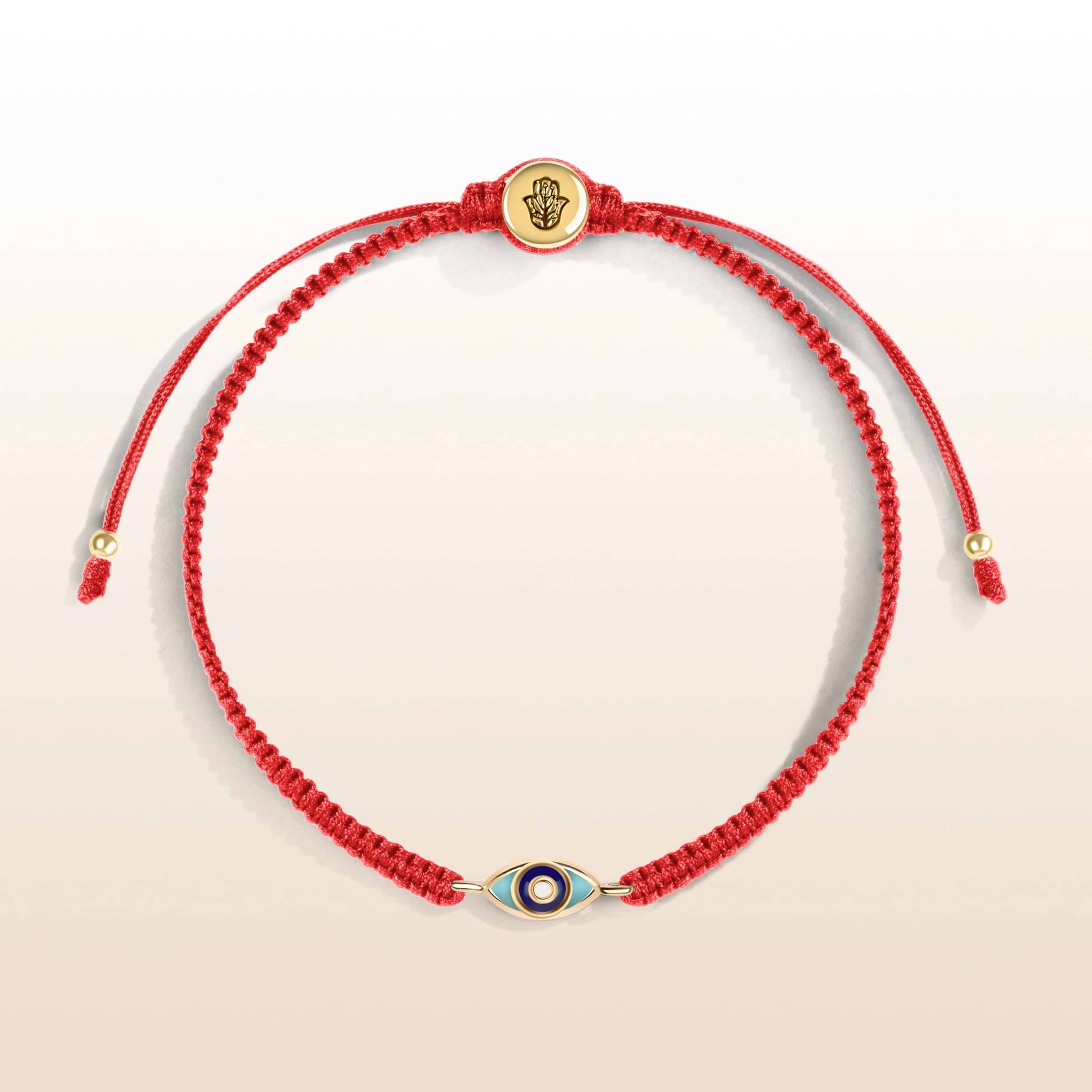 Picture of Spiritual Essence - Red String Evil Eye Charm Bracelet