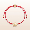Picture of Obstacle Crusher Red String Lotus Charm Bracelet
