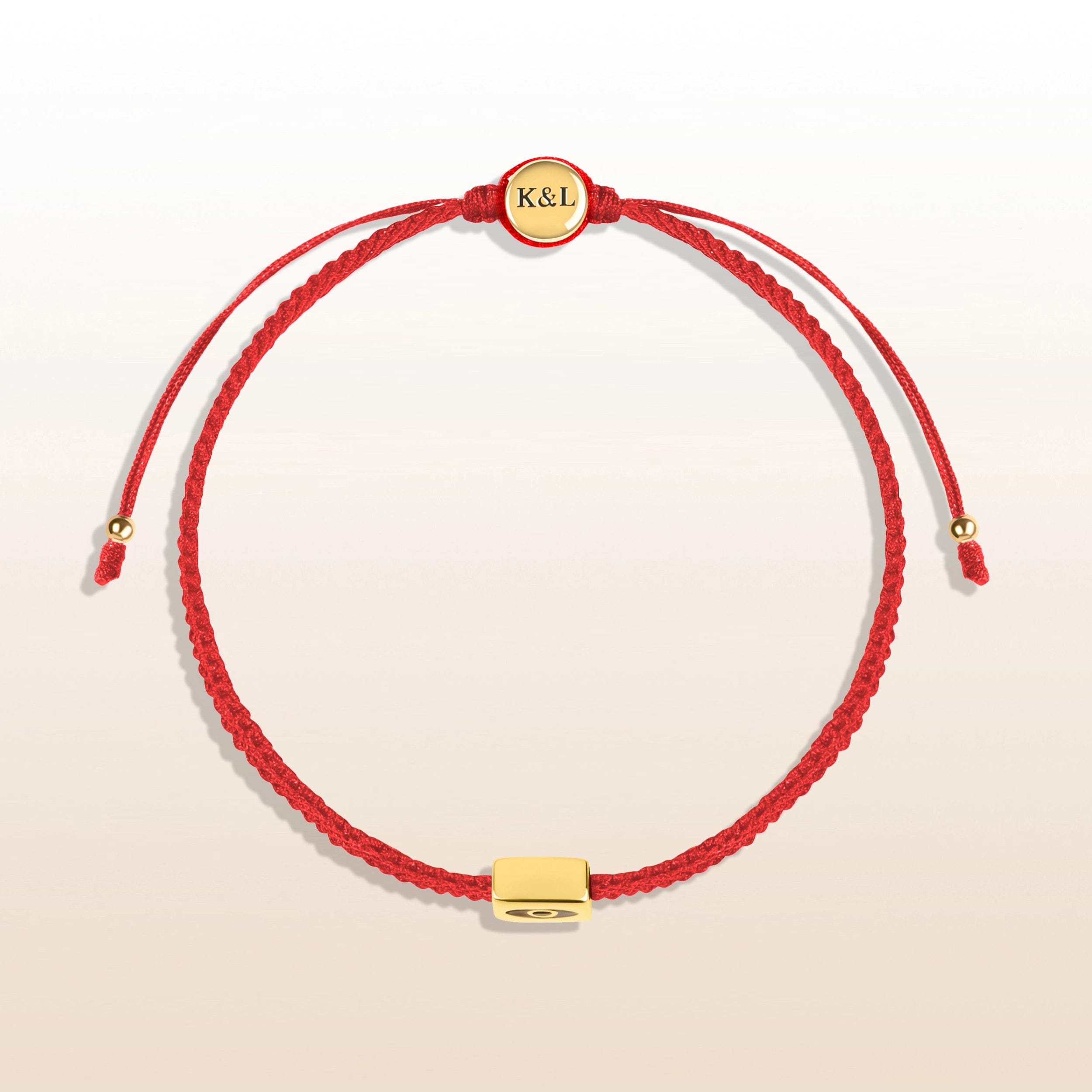 Picture of Grateful Glance - Red String Evil Eye Charm Bracelet