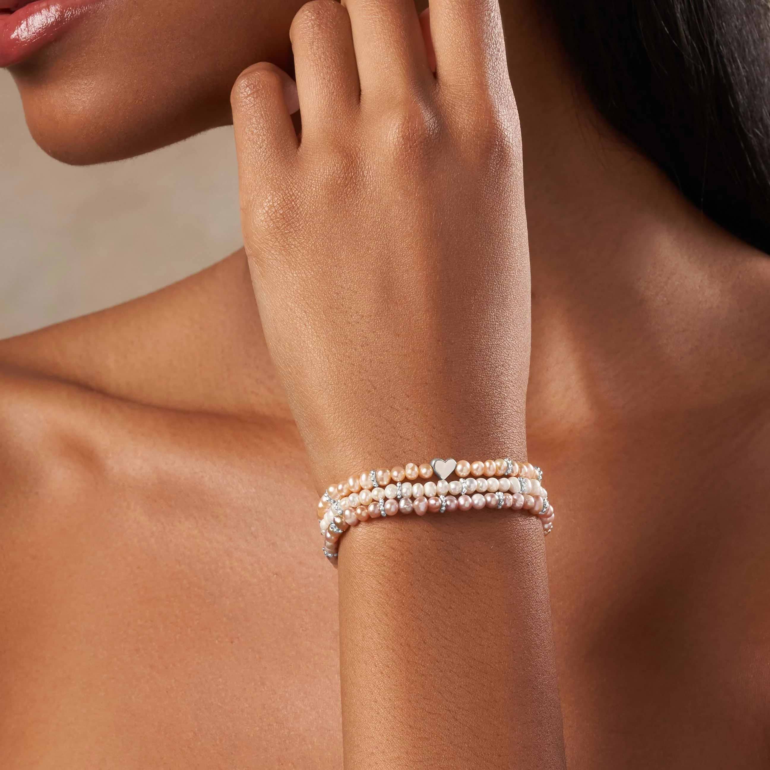 Picture of Tranquil Trio - Pearl Bracelet Stack