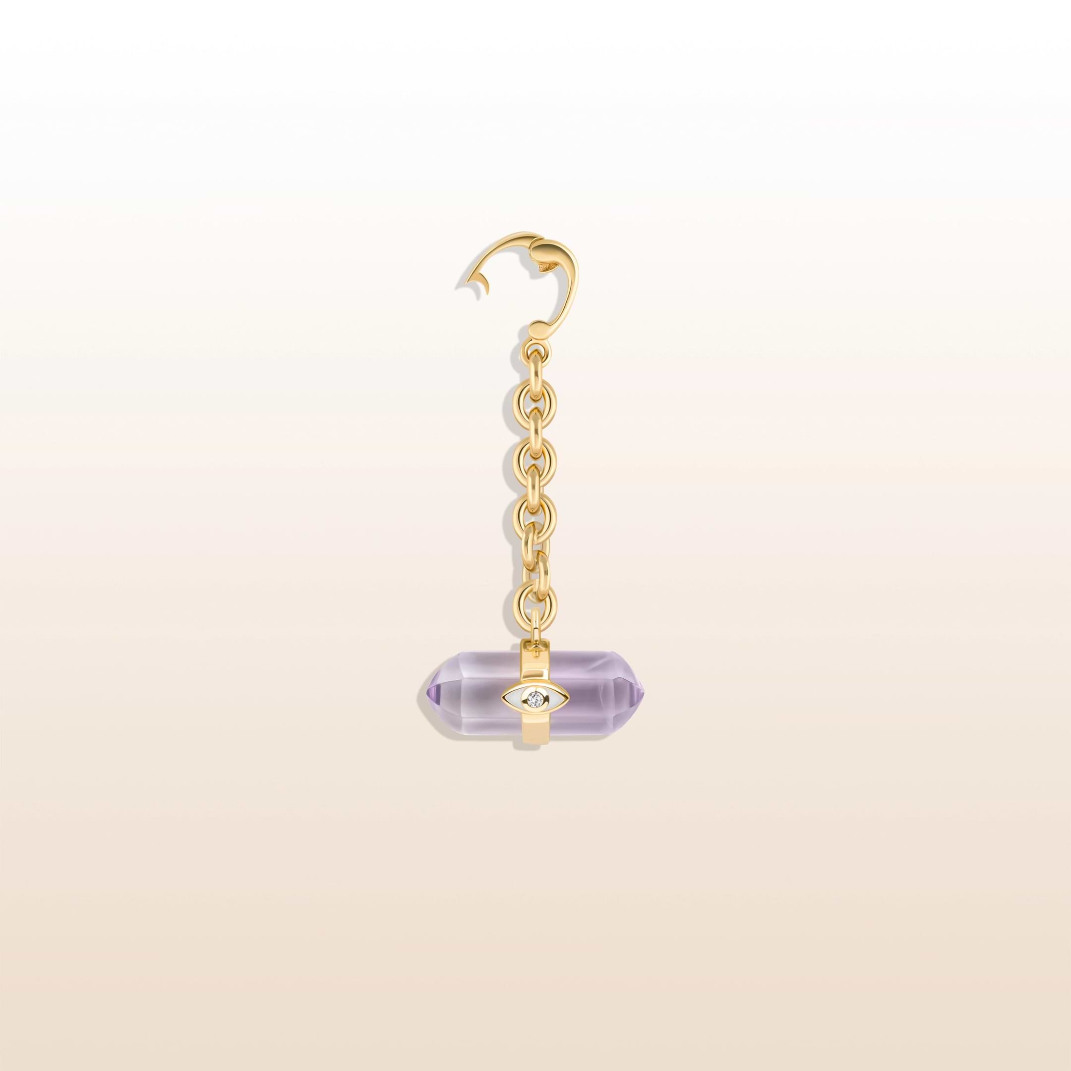 Picture of Revitalizing Dream -  Amethyst Double Pointer Charm