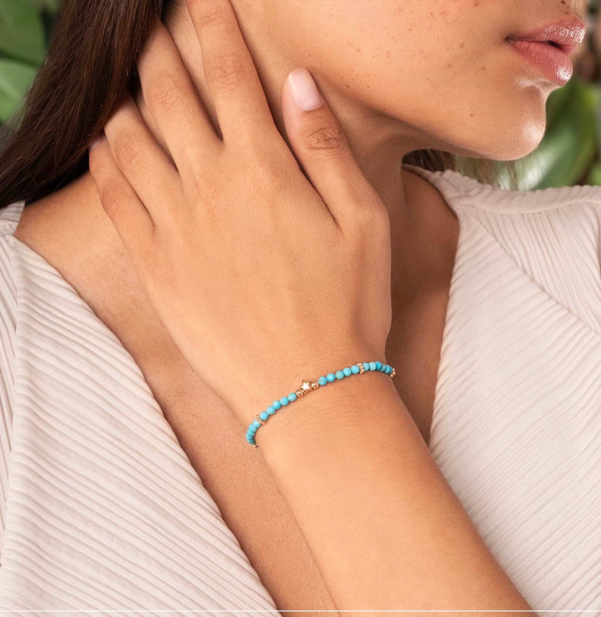 Picture of Tranquil Reverie Turquoise Star Bracelet