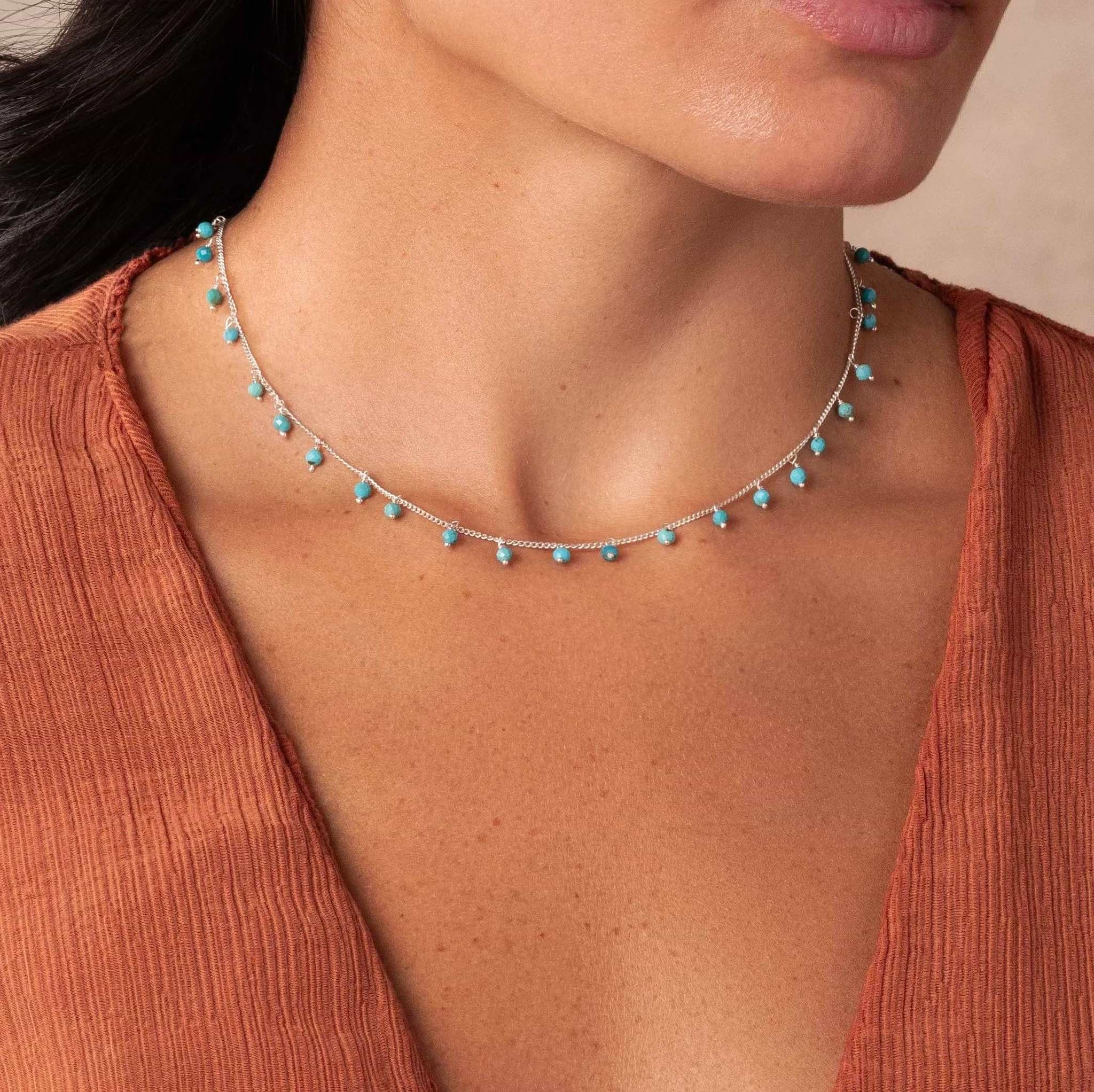 Picture of Aligned Authenticity Turquoise Necklace