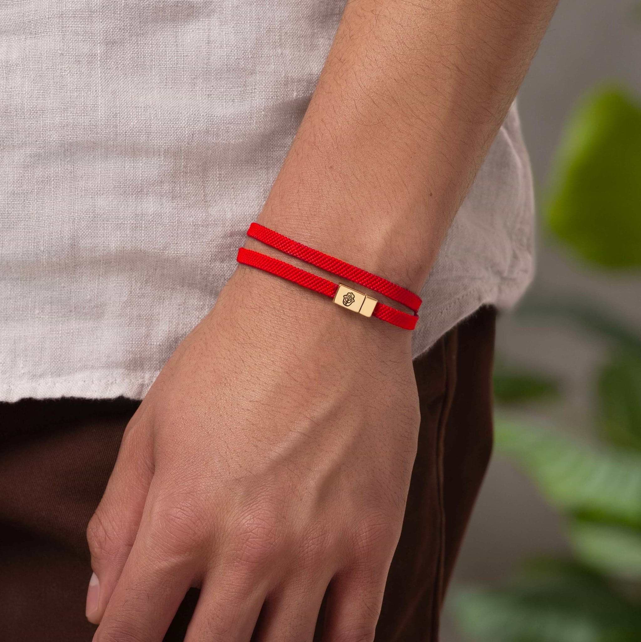 Picture of Magnetic Charisma - Red String Wrap Bracelet