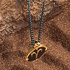 Karma and Luck  Necklaces - Mens  -  Optimistic Leader - Aries Zodiac Onyx Necklace