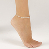 Karma and Luck  Anklet  -  Glorious Destiny - Silver Multi Symbol Anklet