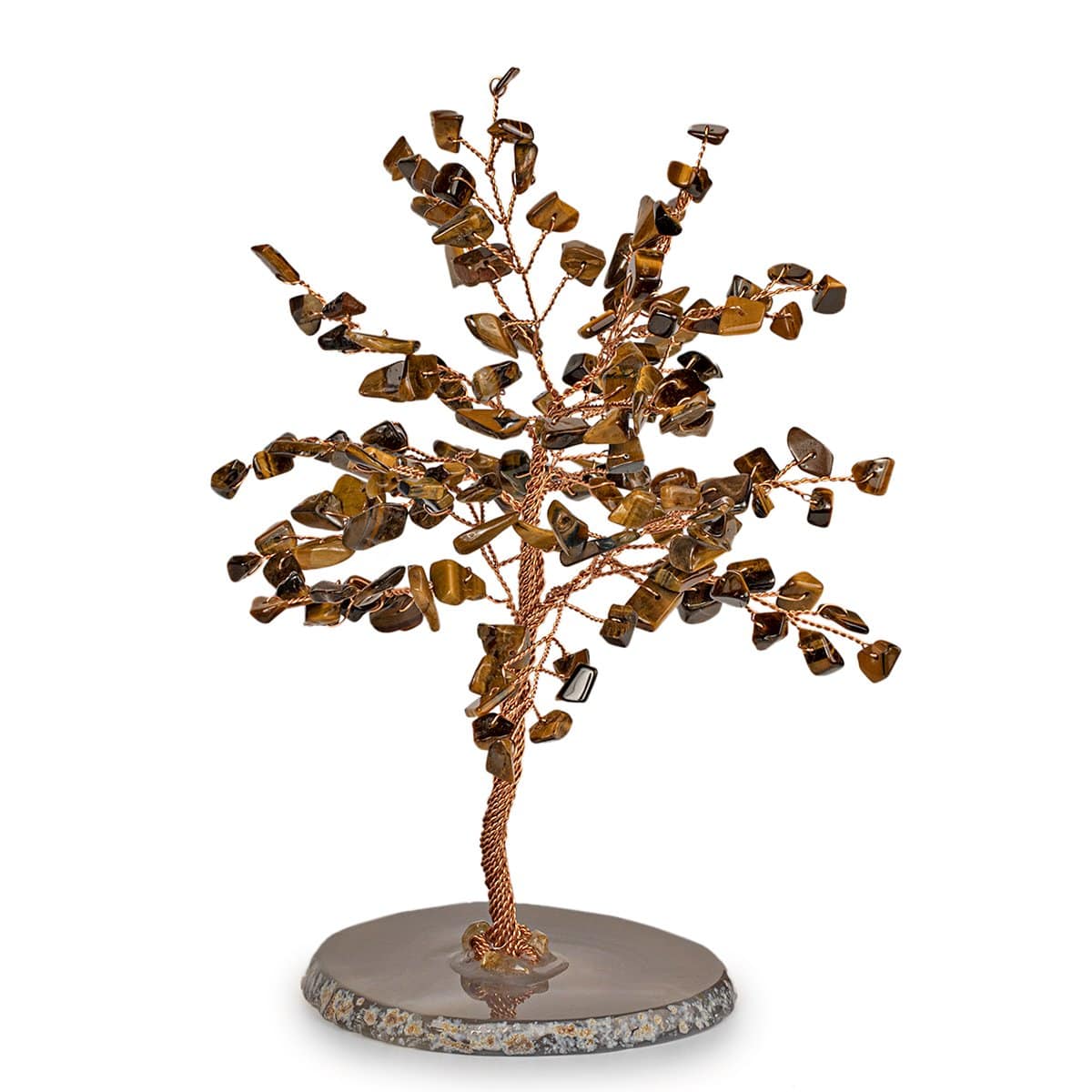 Karma and Luck  Tree of life  -  Small Burst of Courage Tiger Eye Feng Shui Tree