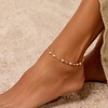 Karma and Luck  Anklet  -  Divine Energy - Triple Protection Pearl Labradorite Anklet