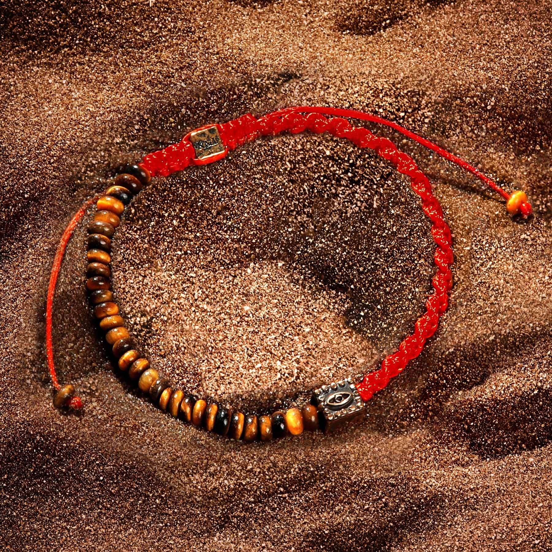 Karma and Luck  Bracelet  -  Balance Toxic Emotions - Red String Charm Bracelet