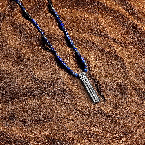 Karma and Luck  Necklace  -  Sacred Trust - Lapis Lazuli Stone Necklace