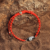 Karma and Luck  Bracelet  -  Optimistic Perspective - Red String Evil Eye Charm Bracelet