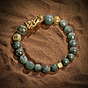 Karma and Luck  Bracelet  -  Fulfillment of Potential - Jade Dragon Feng Shui Bracelet