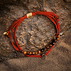 Karma and Luck  Bracelet  -  Mighty Protector - Tiger's Eye Stone Wrap Bracelet