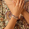 Karma and Luck  Bracelets - Womens  -  Guided Journey - Lapis Lazuli Elephant Charm Bracelet