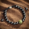 Karma and Luck  Bracelet  -  Inner Strength - Hematite Jade Bracelet