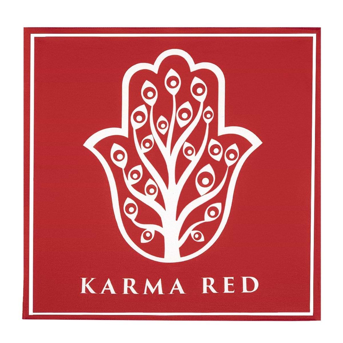 Karma and Luck  Scarves  -  Cotton Voille Red Hamsa Pet Bandana