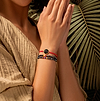 Karma and Luck  Bracelets - Womens  -  Aligned Energy Wrap Hematite Stone Bracelet