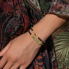 Karma and Luck  Bracelets - Womens  -  The Intuitive Eye Gold Hematite Beads Bracelet