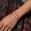 Karma and Luck  Bracelets - Red Womens  -  Serene Reflections Jade Buddha Red String Wrap
