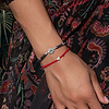 Karma and Luck  Bracelets - Red Womens  -  Protected by Love - Red String Heart Charm Bracelet
