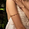 Karma and Luck  Bracelets - Womens  -  Soothing Transformation - Amethyst Snake Arm Cuff