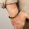 Karma and Luck  Bracelet  -  Bestowed Strength Matte Onyx Bracelet